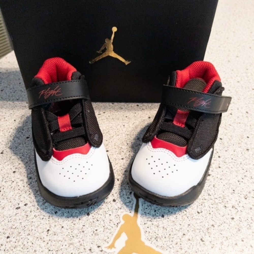 Jordan Kids Sneakers Black Red White